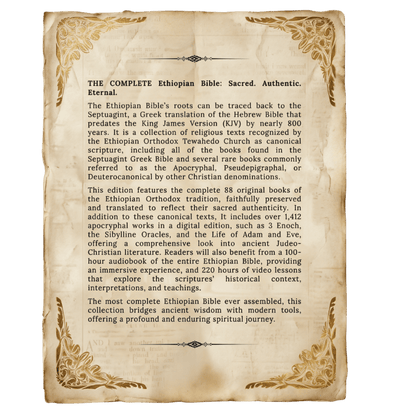 The Most Complete Ethiopian Bible